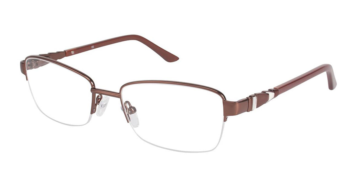 Brown (c01) C By L'Amy 522 Eyeglasses.