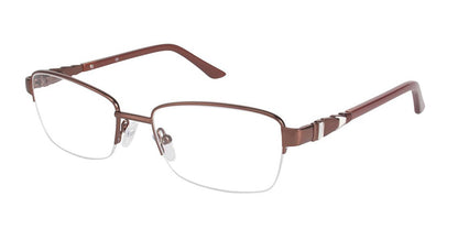 Brown (c01) C By L'Amy 522 Eyeglasses.