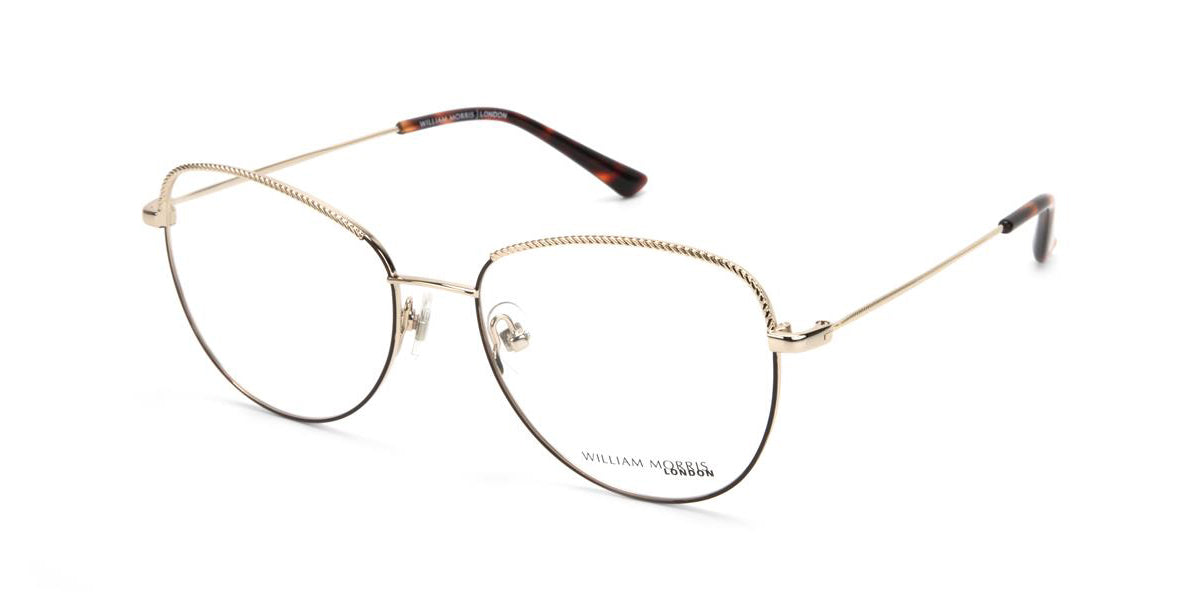 Brown/Gold William Morris London WM50147 Eyeglasses.