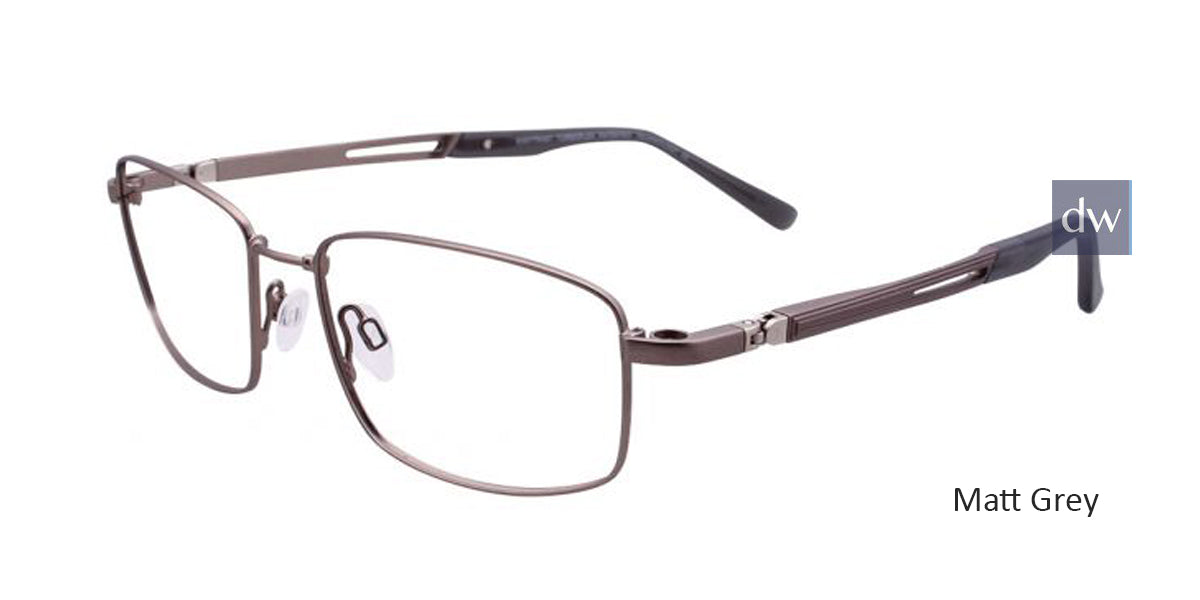 Matt Grey Clip & Twist CT238 Eyeglasses.