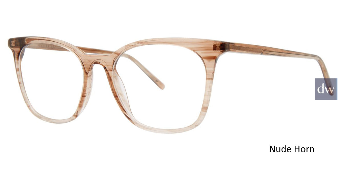 Nude Horn Vera Wang V587 Eyeglasses.
