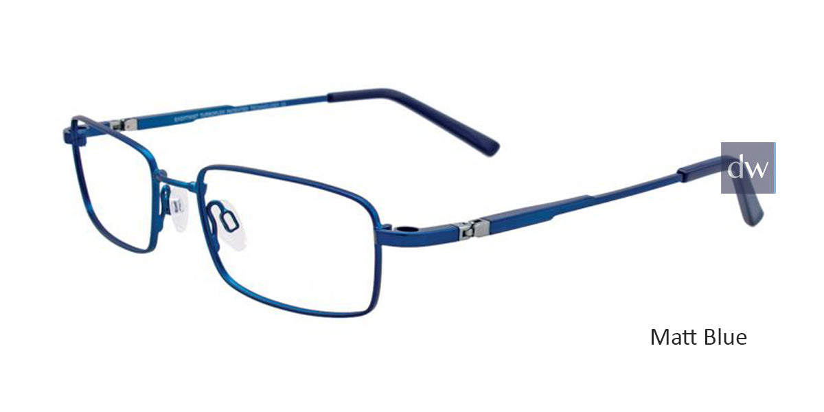Matt Blue Clip & Twist CT248 Eyeglasses.