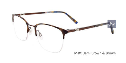 Matt Demi Brown & Brown Clip & Twist CT268 Eyeglasses.