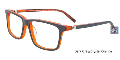 Dark Grey Crystal Orange