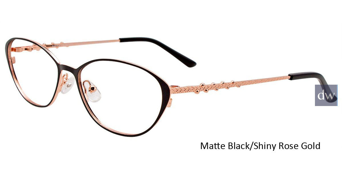Matte Black Shiny Rose Gold
