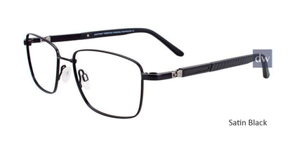 Satin Black Clip & Twist CT247 Eyeglasses.