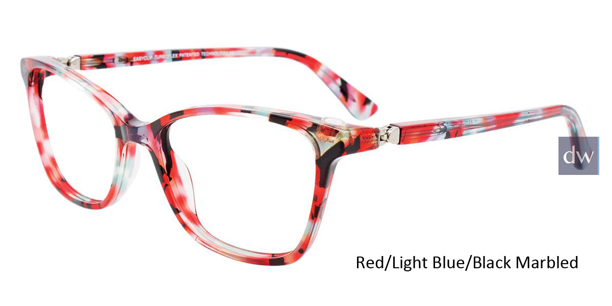 Red Light Blue Black Marbled