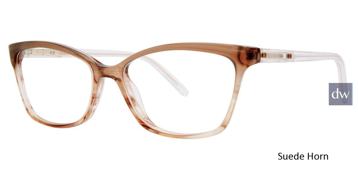 Suede Horn Vera Wang Yolanda Eyeglasses.