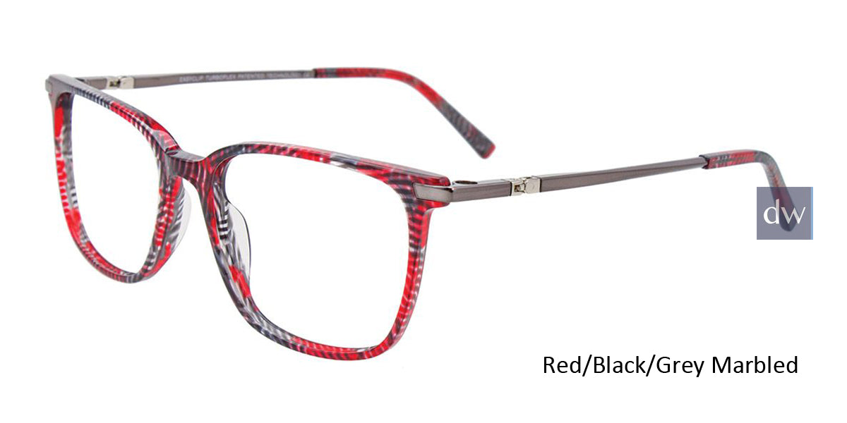 Red Black Grey Marbled