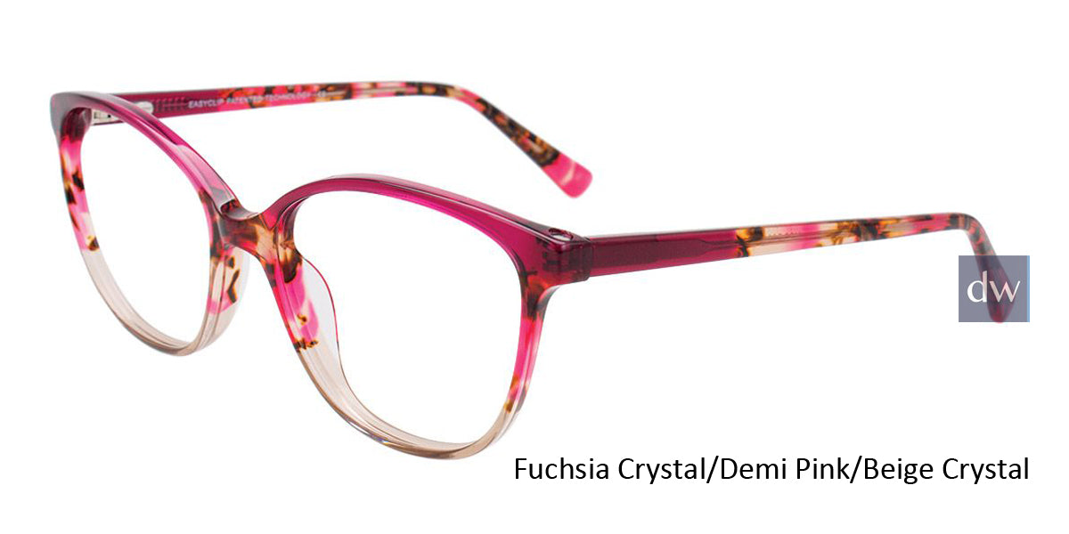 Fuchsia Crystal Demi Pink Beige Crystal