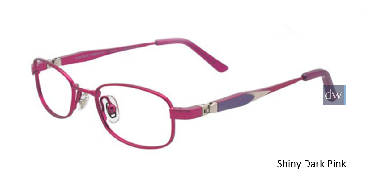Shiny Dark Pink EasyTwist ET968 Eyeglasses.