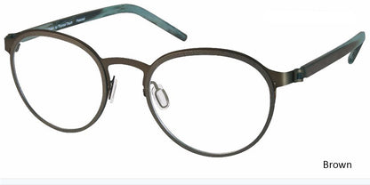 Brown Free Form FFA972 Eyeglasses - Teenager