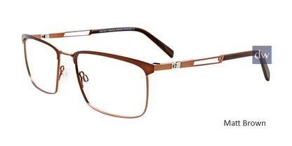 Matt Brown Clip & Twist CT264 Eyeglasses.