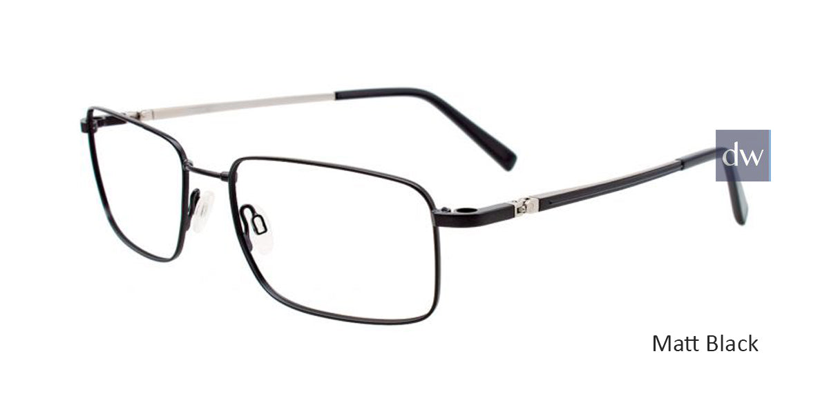 Matt Black Clip & Twist CT265 Eyeglasses.
