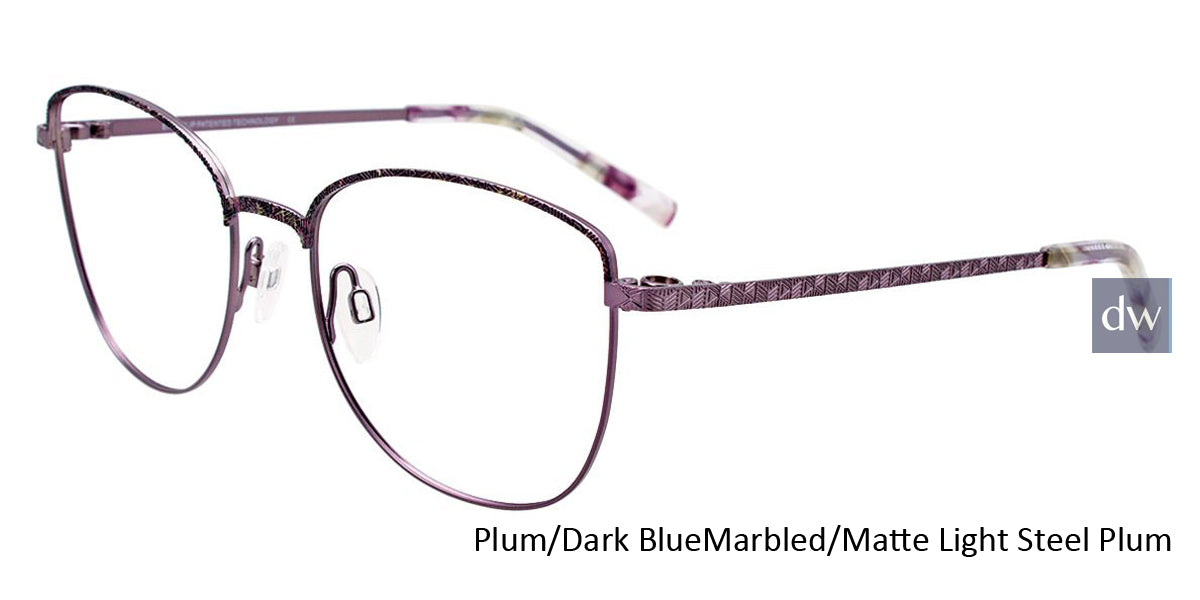 Plum Dark Blue Marbled Matte Light Steel Plum