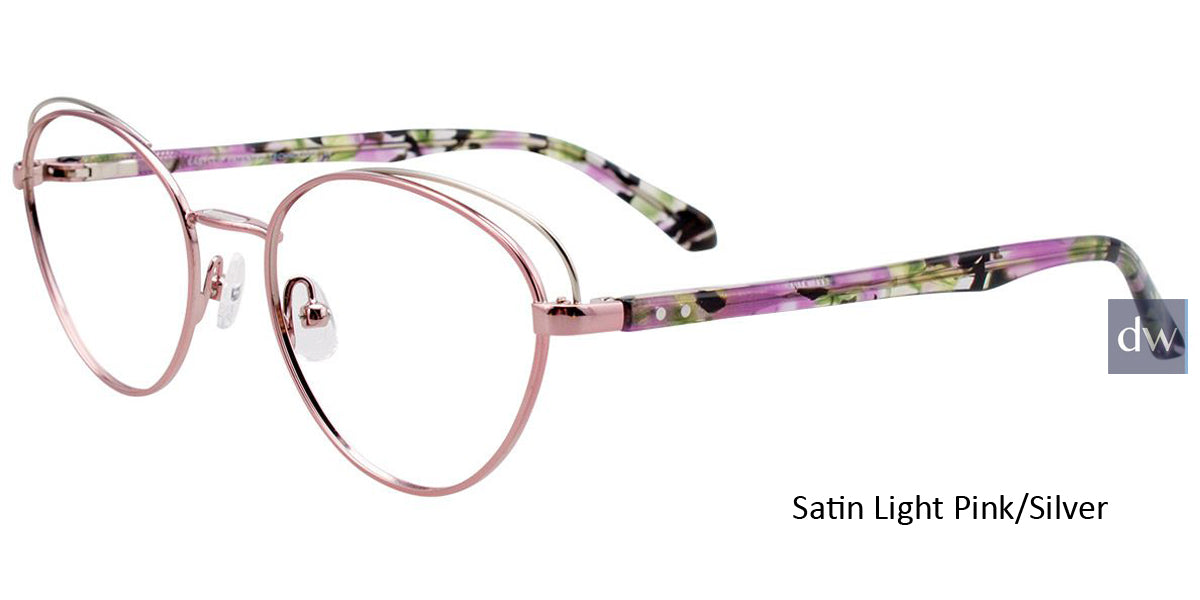 Satin Light Pink Silver