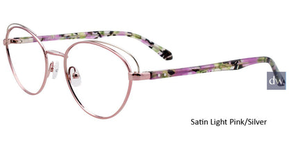 Satin Light Pink Silver