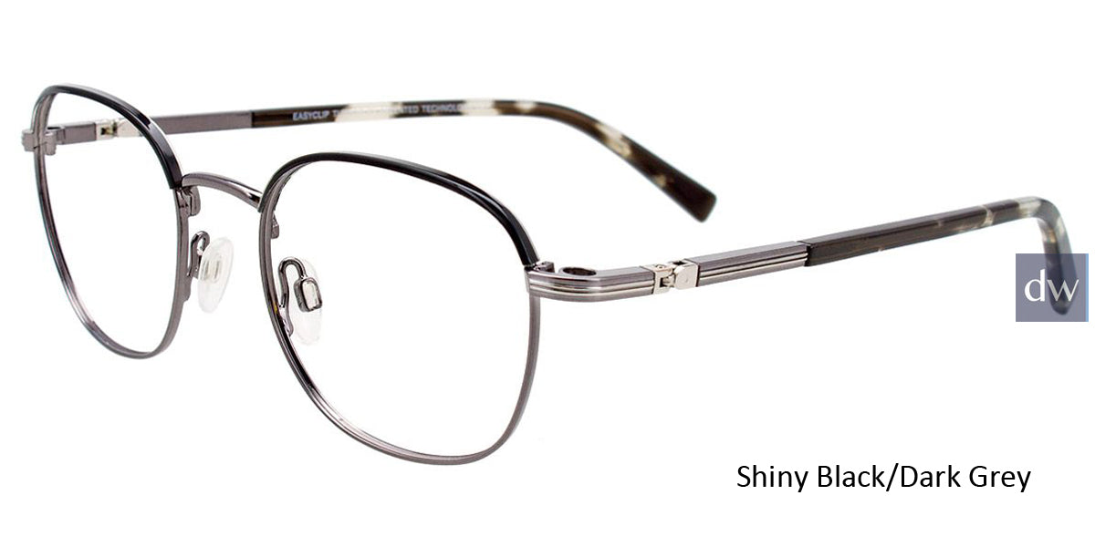 Shiny Black Dark Grey
