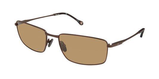 Dark Brown c02 Champion 6037 Extended Size Polarized Sunglasses.