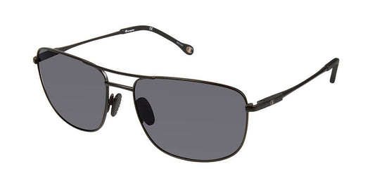 Black c01 Champion 6038 Extended Size Polarized Sunglasses.