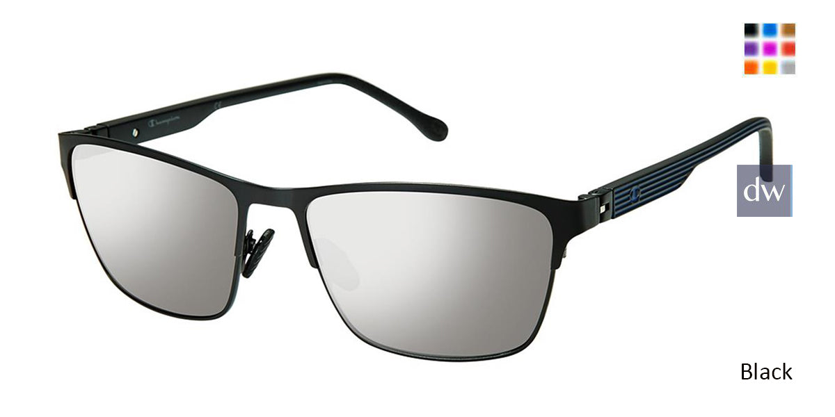 Black c01 Champion 6063 Polarized Sunglasses.