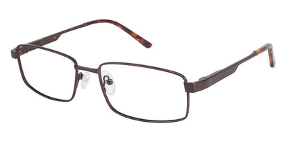 Brown/Brown (c01) C By L'Amy 617 Eyeglasses.