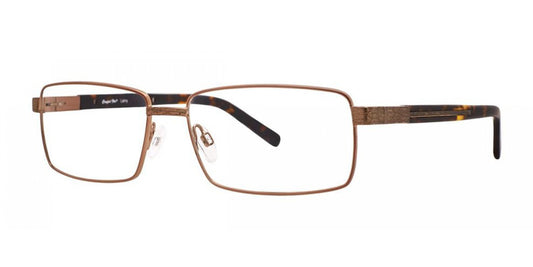 Gold Comfort Flex Larry Eyeglasses.