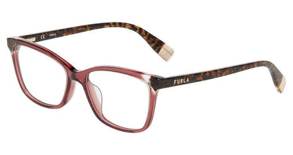 Burgundy 0AFD Furla VFU387V Eyeglasses.