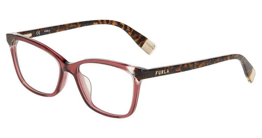 Burgundy 0AFD Furla VFU387V Eyeglasses.