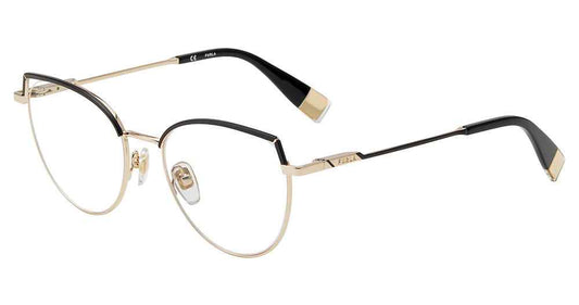 Black Furla VFU585 Eyeglasses