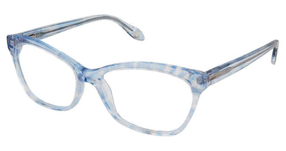 Blue Iridescent 3638 Eyeglasses.