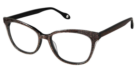 Black Purple Fysh 3646 Eyeglasses.