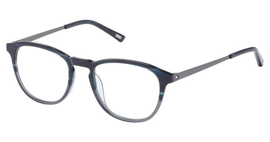 Navy Grey Kliik Denmark k-676 Eyeglasses - Teenager.
