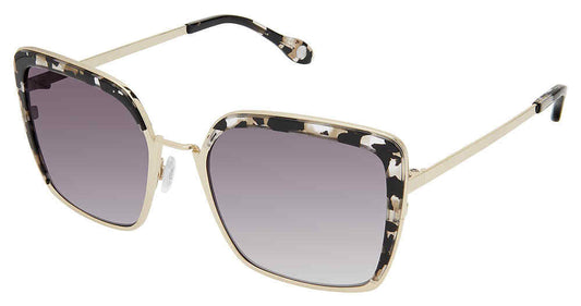 Black Speck Gold Fysh F-2058 Sunglasses