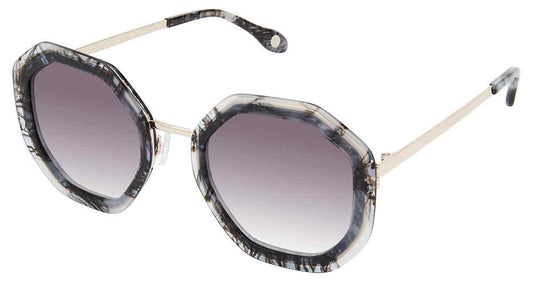 S400-BLACK-SMOKE GOLD Fysh F-2064 Sunglasses - Teenager
