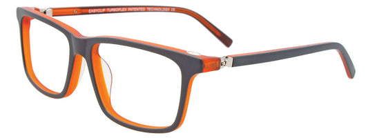 Dark Grey Crystal Orange