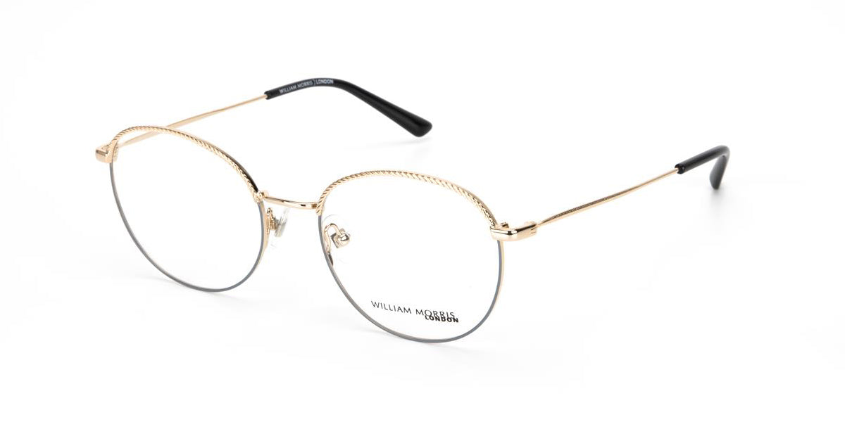 Black/Gold William Morris London WM50146 Eyeglasses.