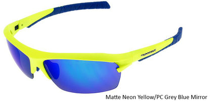 Matte Neon Yellow/PC Grey Blue Mirror Racer 1283.