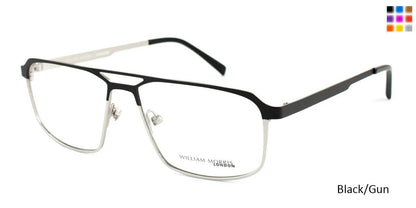 Black/Gun William Morris London WM6996 Eyeglasses.