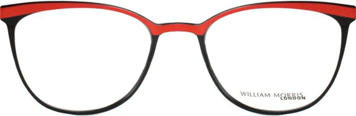 Black/Red William Morris London WM6998 Eyeglasses.