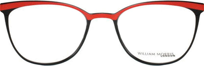 Black/Red William Morris London WM6998 Eyeglasses.