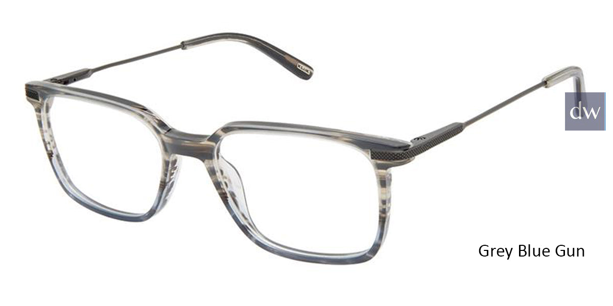 Grey Blue Gun Kliik Denmark K-699 Eyeglasses