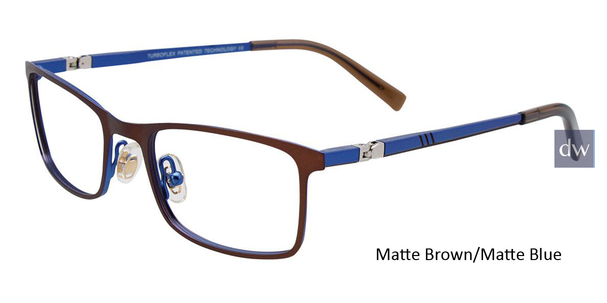 Matte Brown Matte Blue