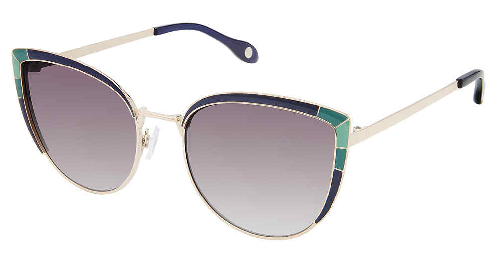 NAVY-TEAL Fysh F-2082 Sunglasses