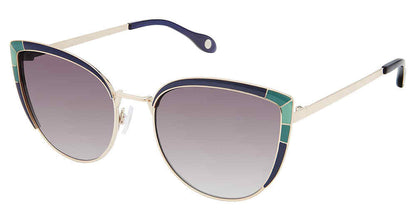 NAVY-TEAL Fysh F-2082 Sunglasses