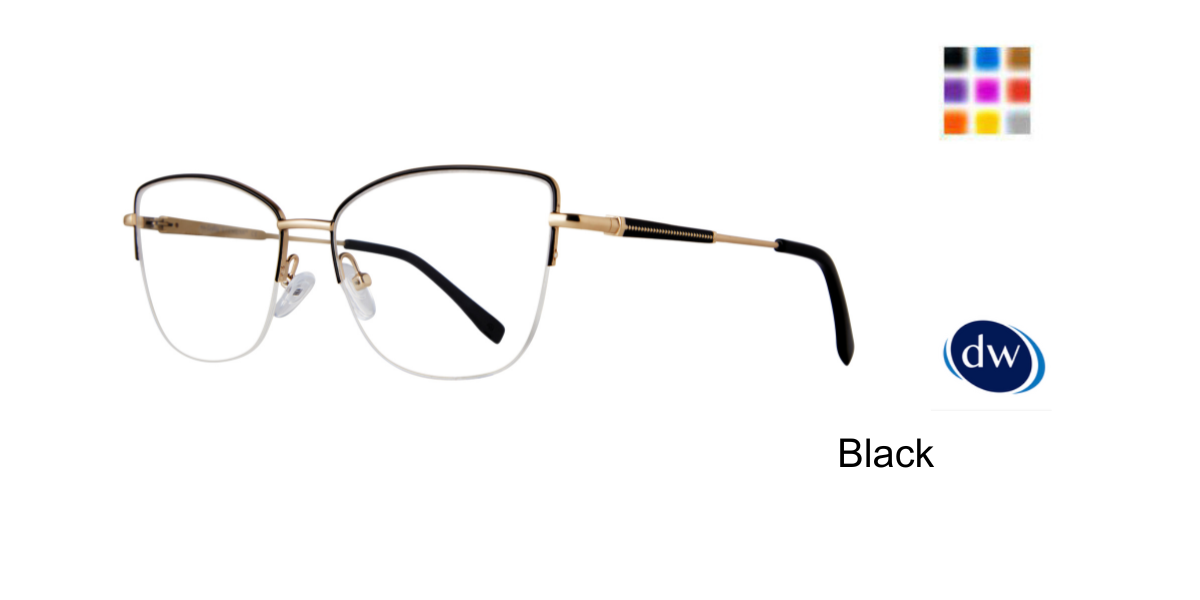 Black Eight to Eighty Remi Eyeglasses