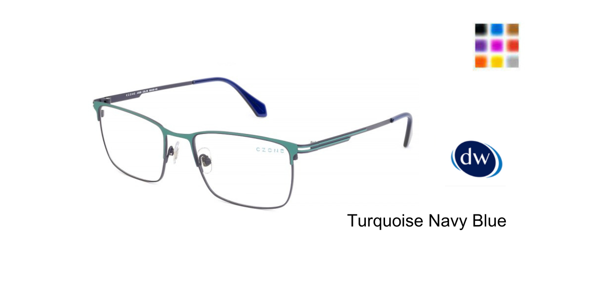 Turquoise Navy Blue