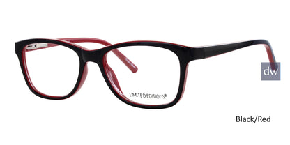 Black/Red Limited Edition 6TH AVE Eyeglasses