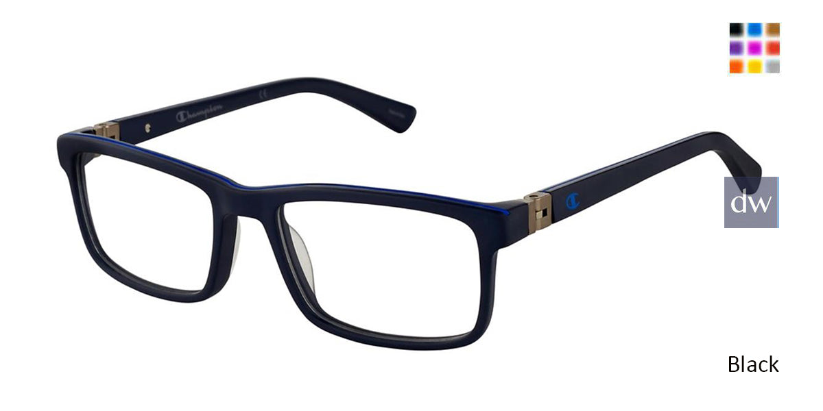 Black c01 Champion 7018 Tween Eyeglasses - Teenager.