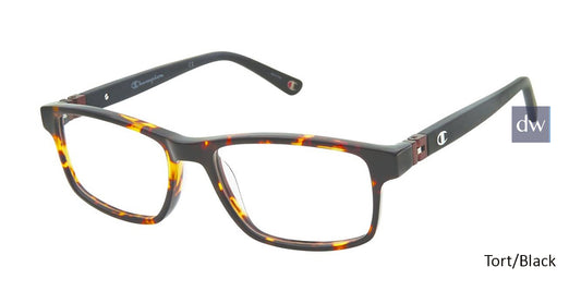 Tort/Black c02 Champion 7021 Tween Eyeglasses.